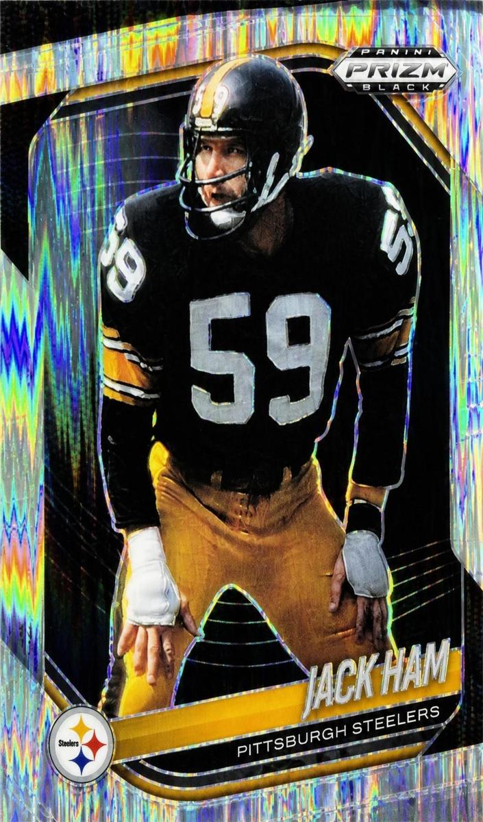 2025 Panini Prizm Black Football Skewed Jack Ham #120