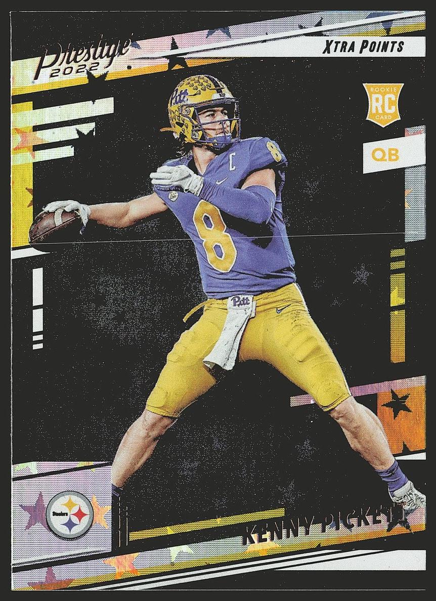 2022 Panini Prestige Football Xtra Points Astral Kenny Pickett #301 SGC 9