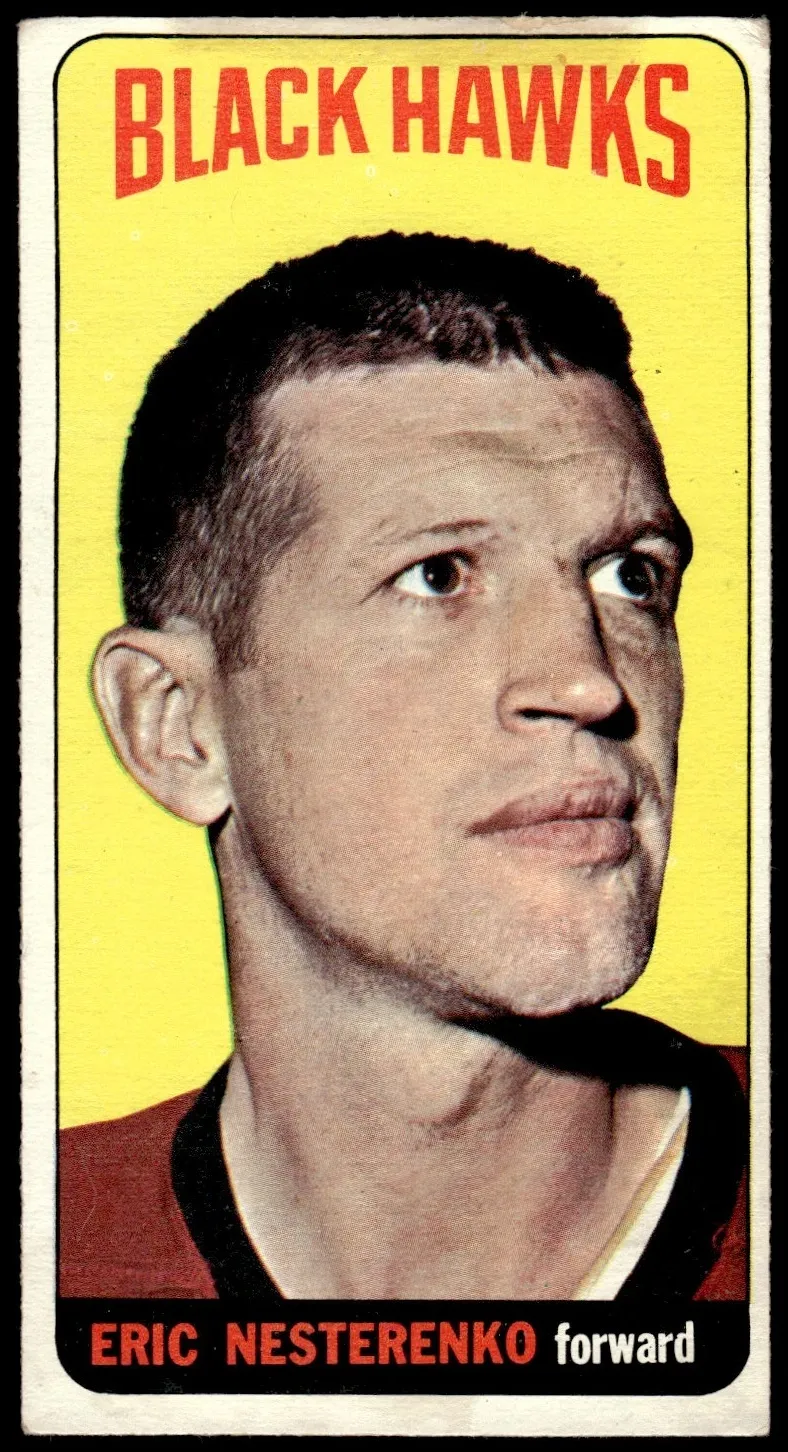 1964 Topps Hockey Eric Nesterenko #91 PSA 5