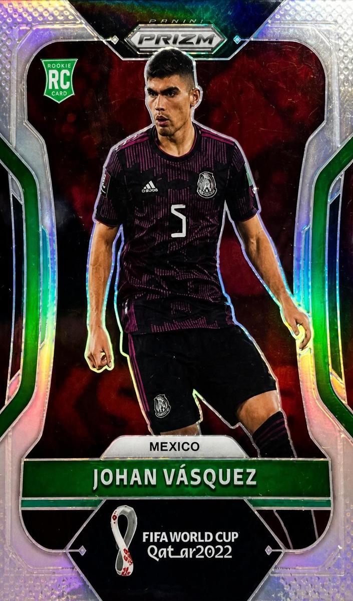 2022 Panini Prizm FIFA World Cup Qatar Soccer Silver Johan Vasquez #149