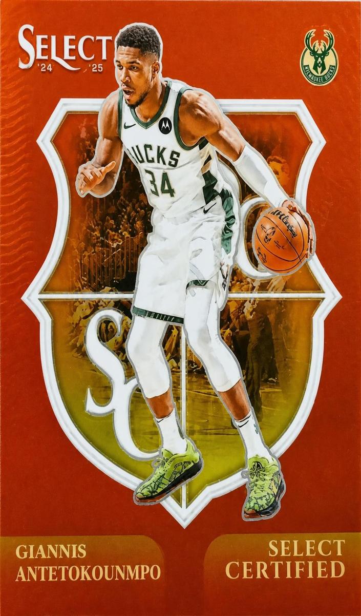 2024 Panini Select Basketball Red Giannis Antetokounmpo #1