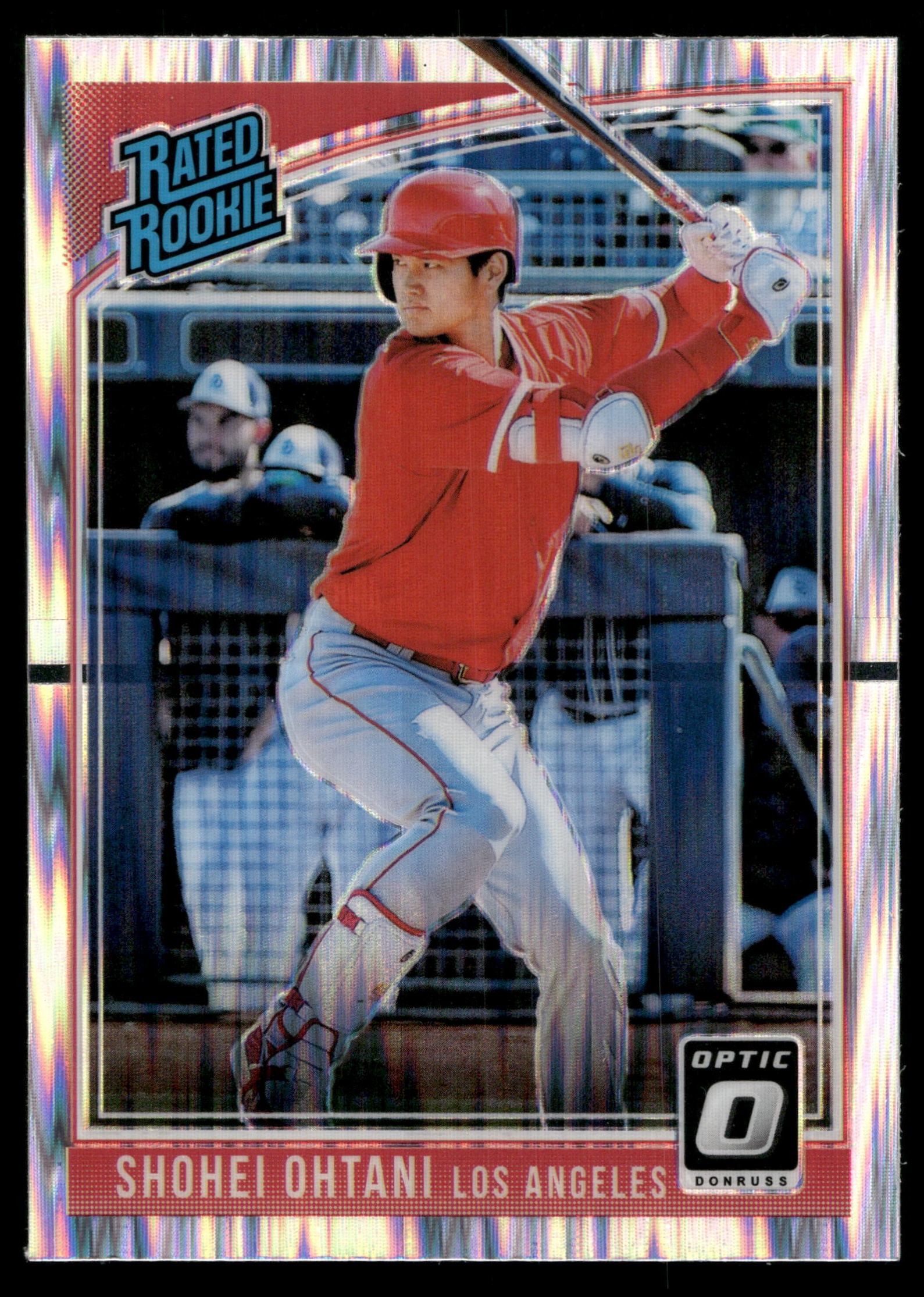 2018 Donruss Optic Baseball Shock Shohei Ohtani #56 PSA 9