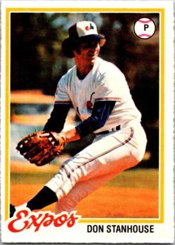 1978 O-Pee-Chee Baseball Don Stanhouse #162 PSA 9