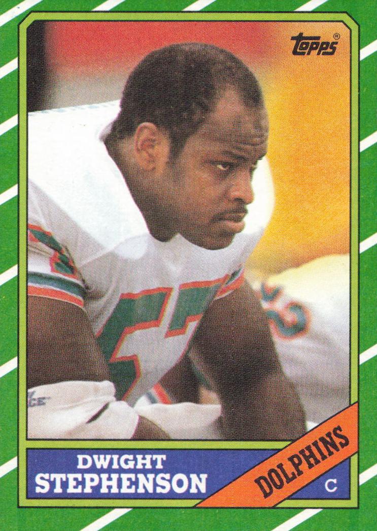1986 Topps Football Dwight Stephenson #53