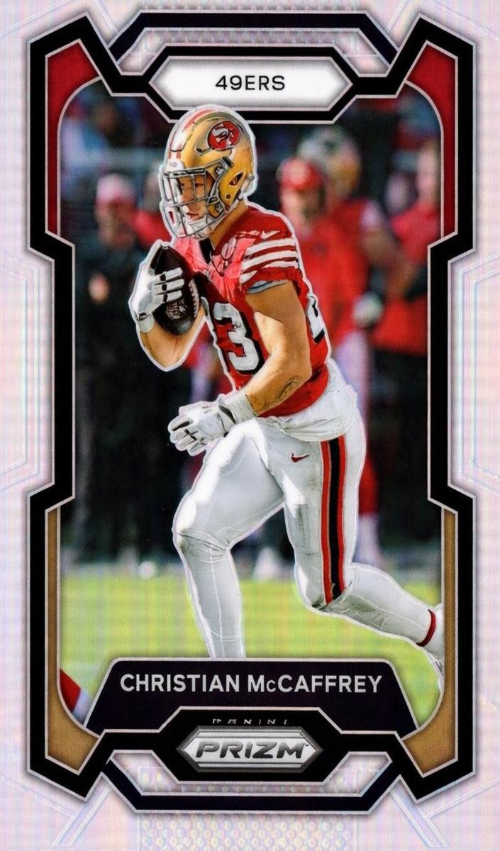 2023 Panini Prizm Football Silver Christian McCaffrey #267