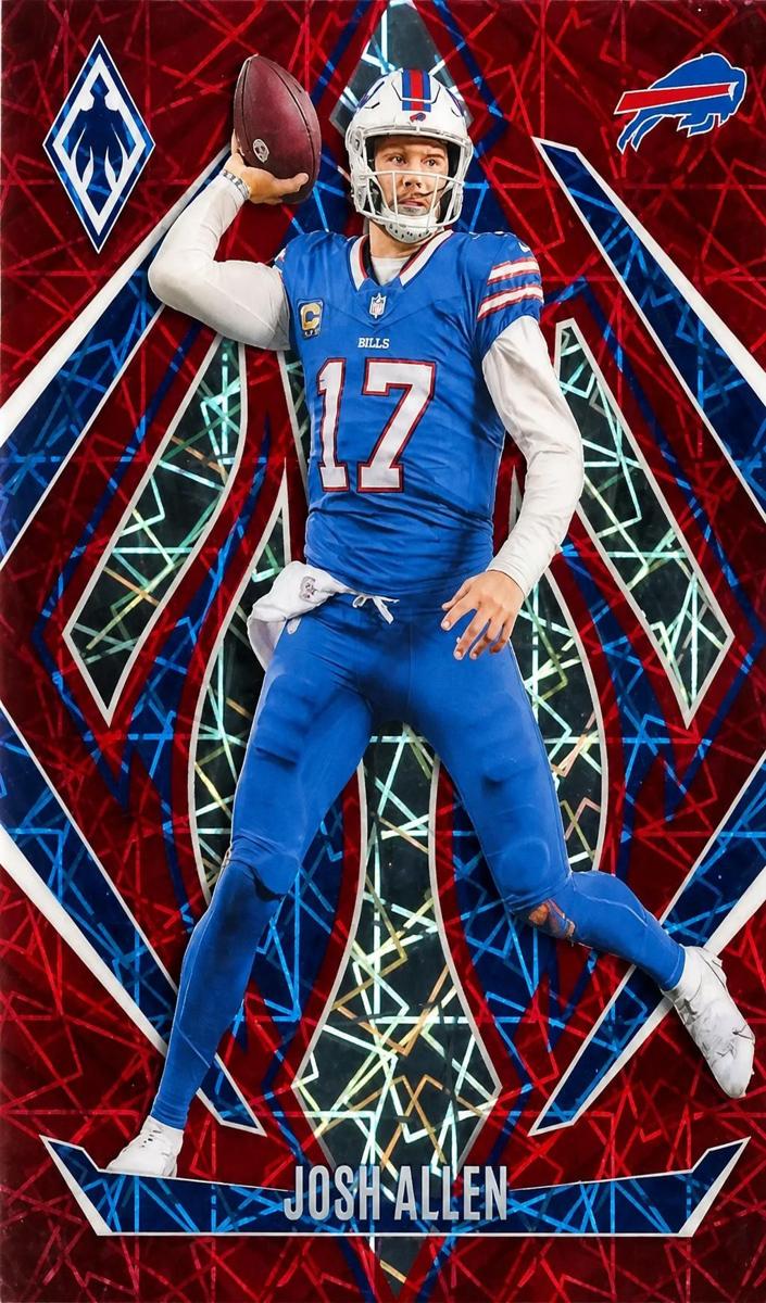 2024 Panini Phoenix Football Red Lazer Josh Allen #86
