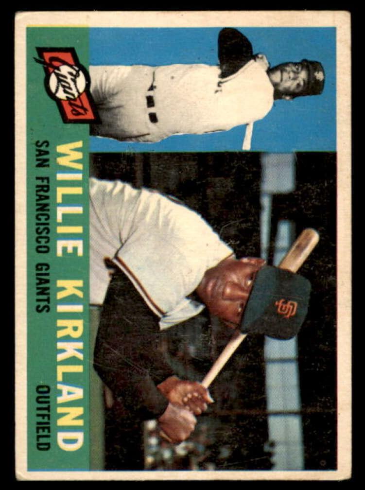 1960 Topps Baseball Willie Kirkland #172
