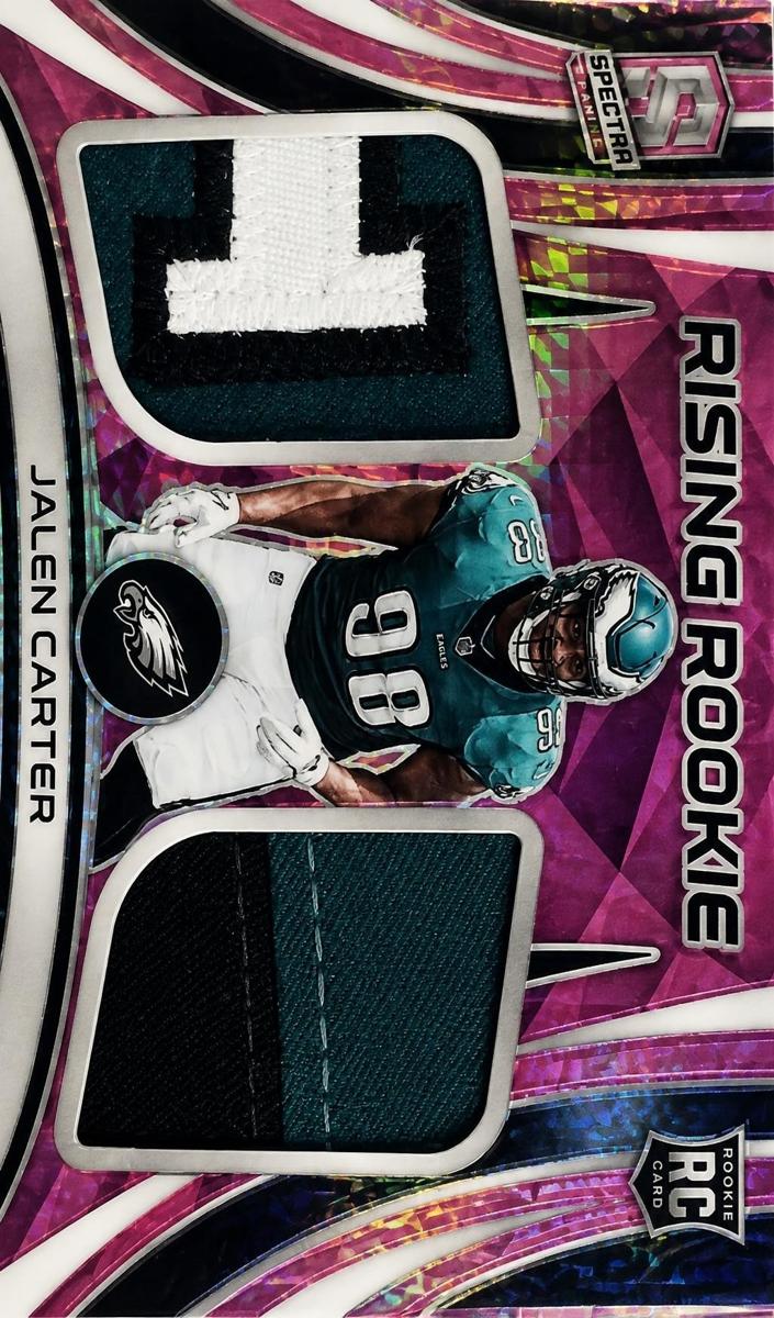 2023 Panini Spectra Football Neon Pink Jalen Carter #RRM-JCA