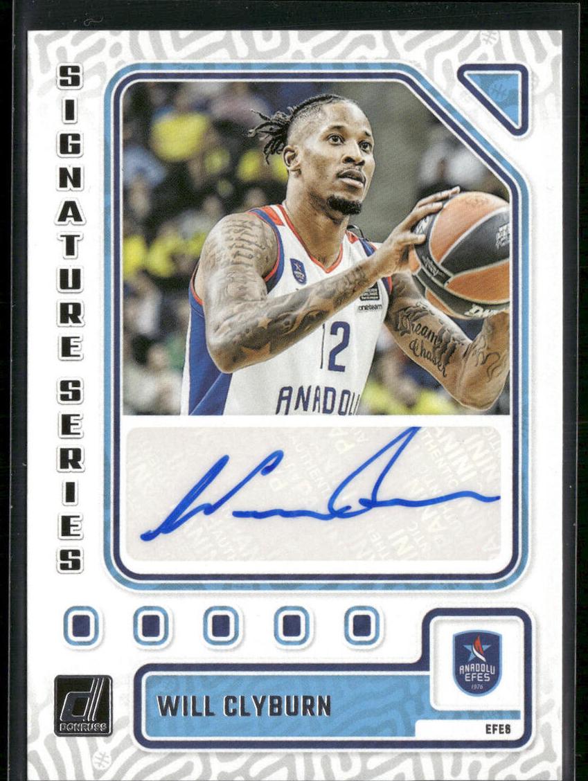 2023 Donruss Turkish Airlines EuroLeague Basketball Will Clyburn #SS-CBN