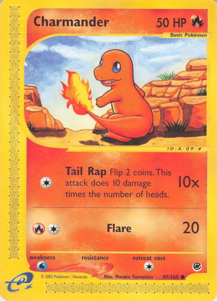 2002 Pokemon Expedition Base Set Charmander #97 PSA 9