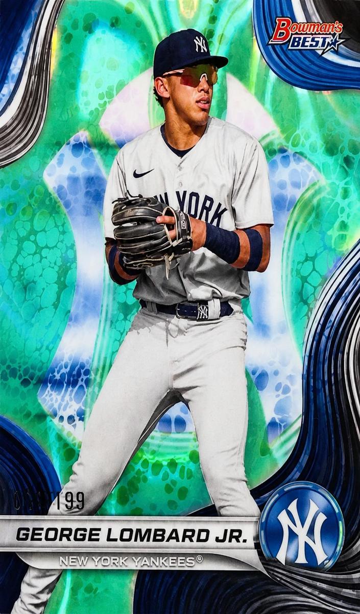 2024 Bowman's Best Baseball Aqua Lava George Lombard Jr. #TP-15