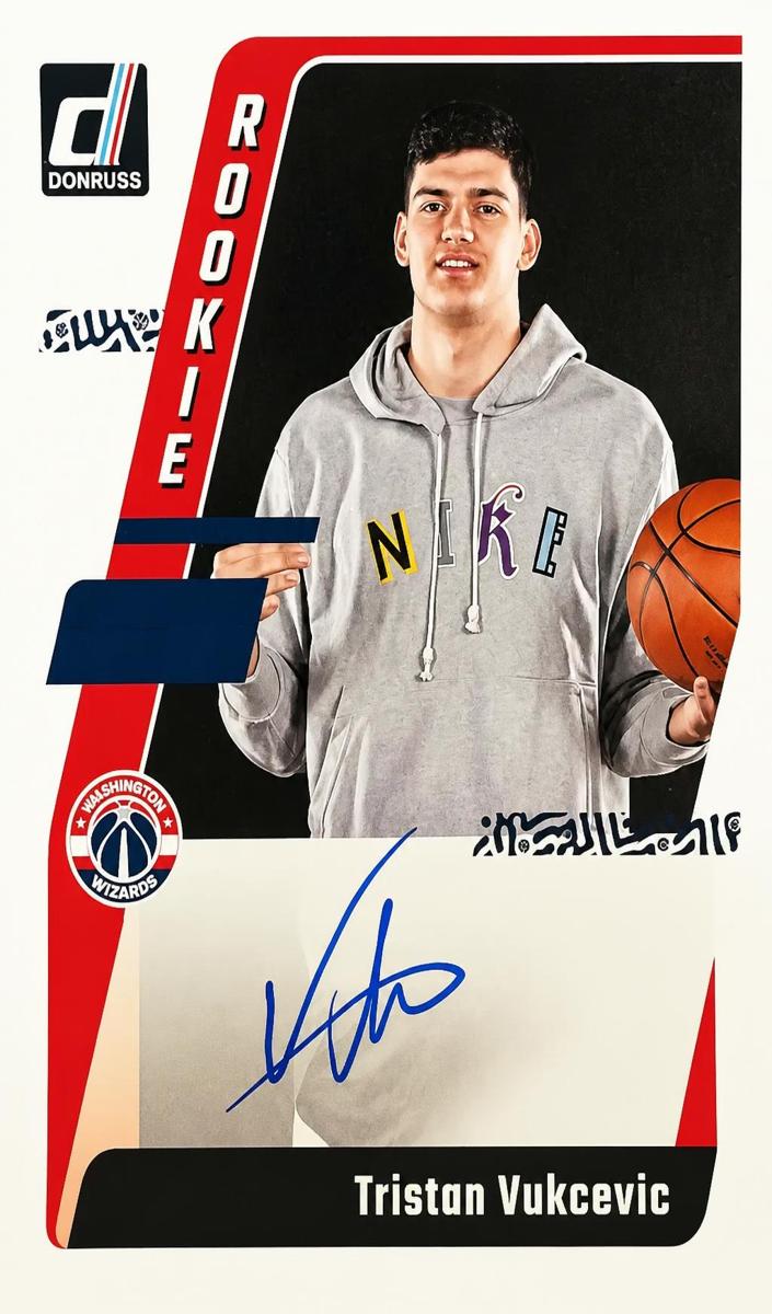 2023 Panini Donruss Basketball Tristan Vukcevic #ND-TVK