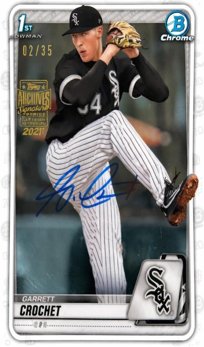 2020 Bowman Draft Chrome Baseball Refractor Garrett Crochet #CDA-GC