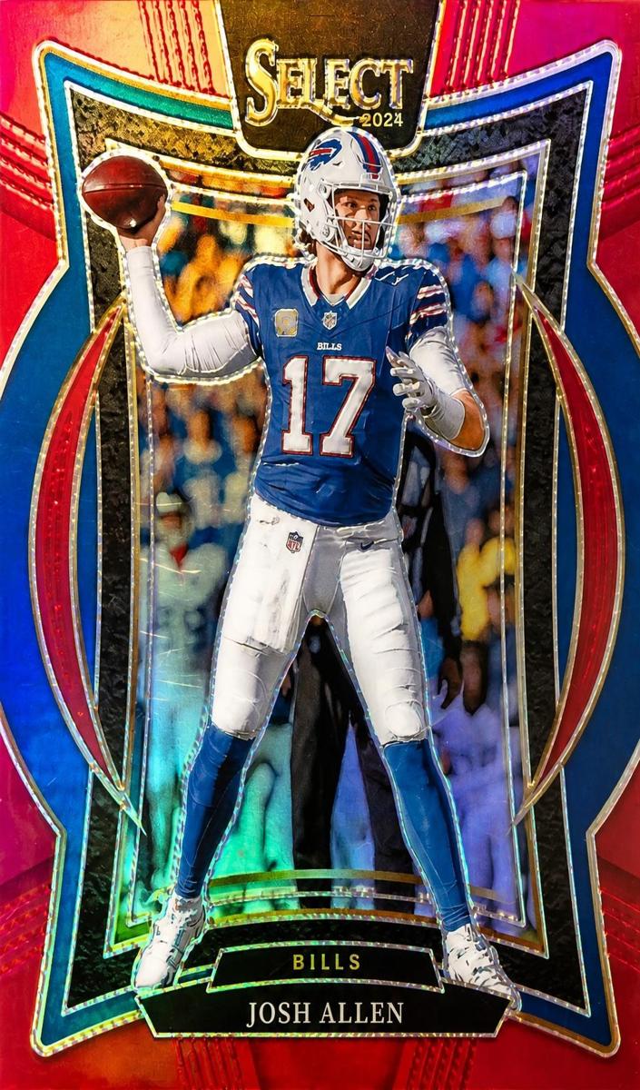 2024 Panini Select Football Red Josh Allen #34 SGC 9