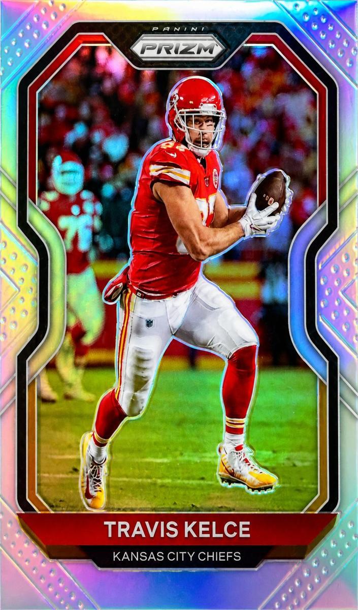 2020 Panini Prizm Football Silver Prizm Travis Kelce #122 PSA 10