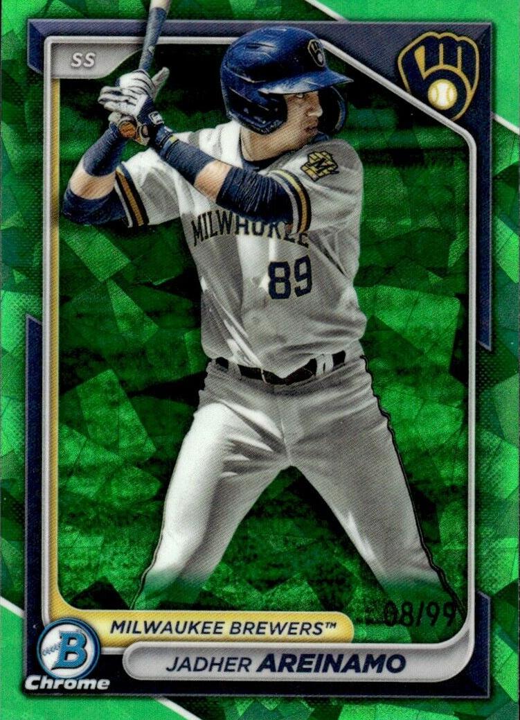 2024 Bowman Chrome Prospects Baseball Green Jadher Areinamo #BCP-2