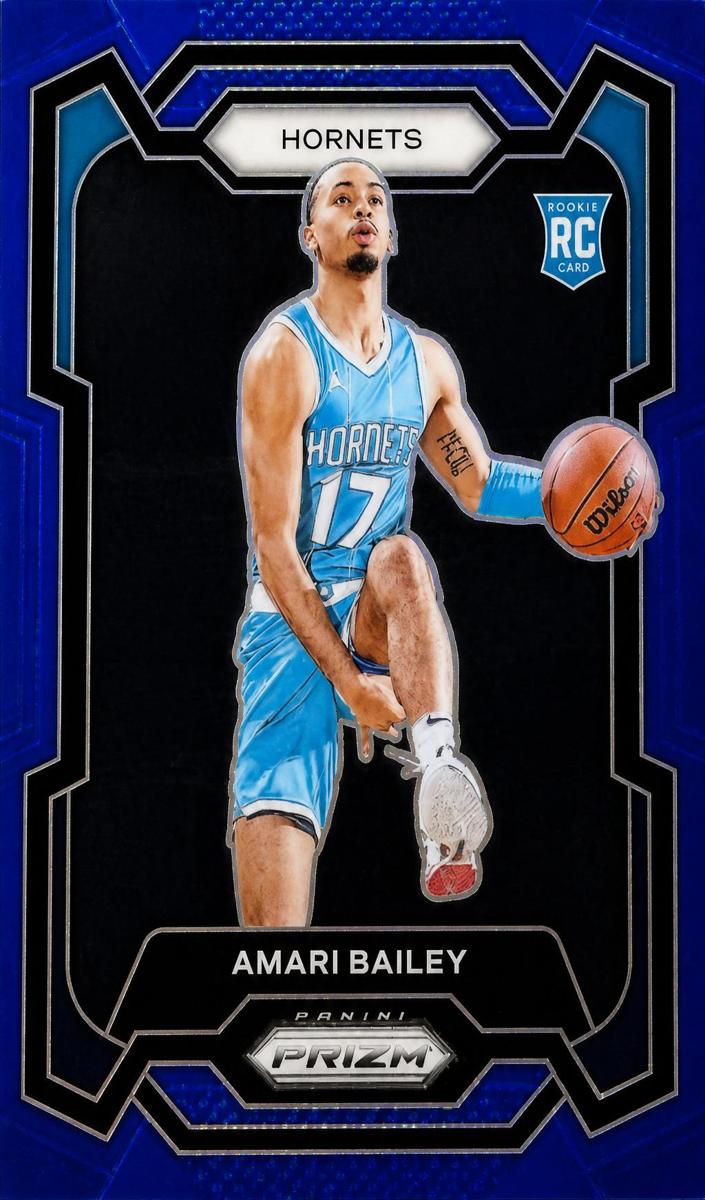 2023 Panini Prizm Basketball Blue Amari Bailey #162 PSA 10