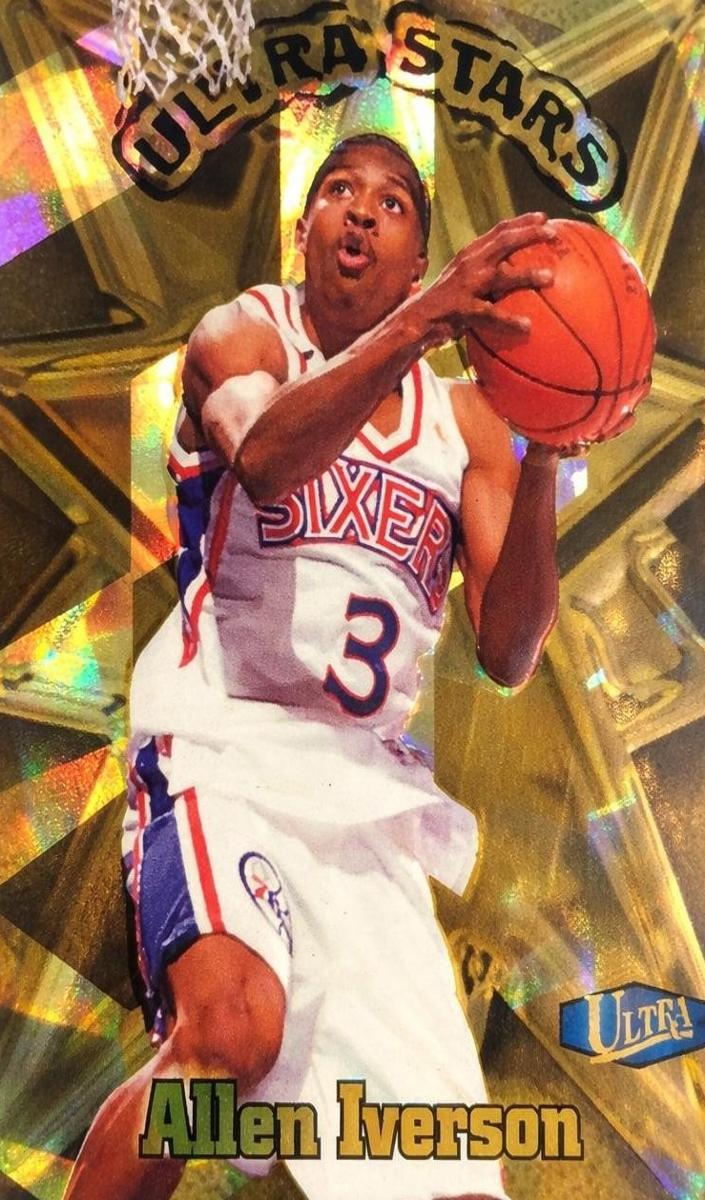 1997 Fleer Ultra Basketball Gold Allen Iverson #2