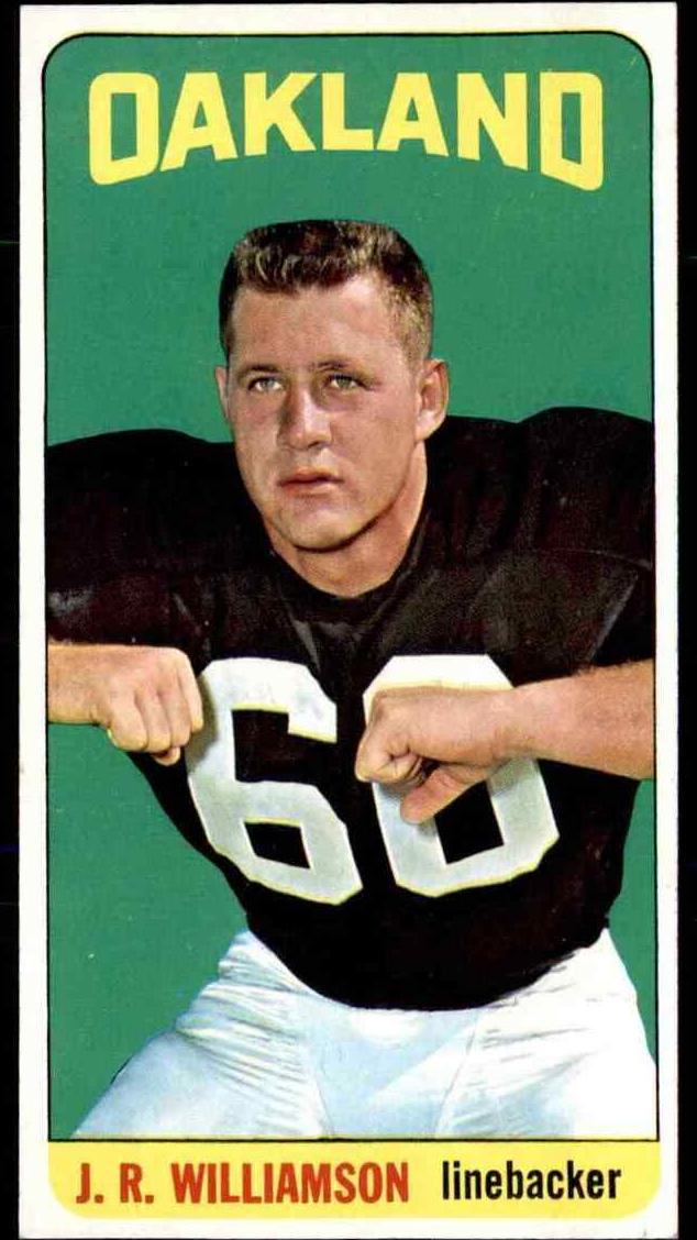 1965 Topps Football J.R. Williamson #153 PSA 8