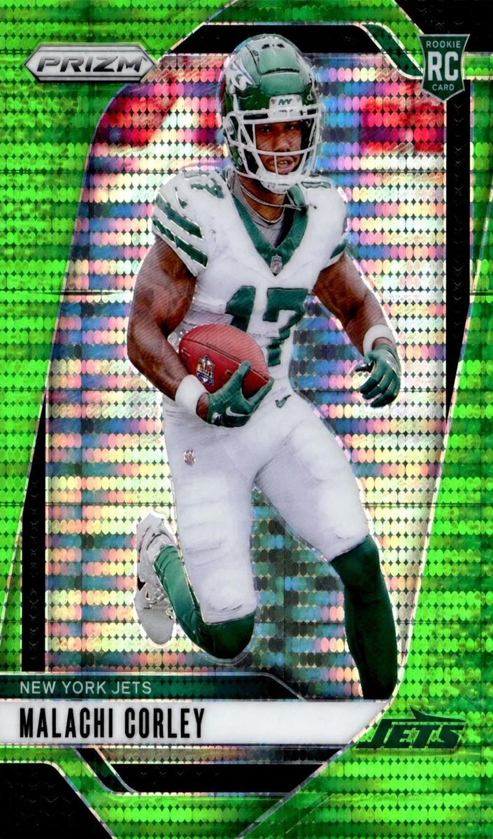 2024 Panini Prizm Football Neon Green Pulsar Malachi Corley #369