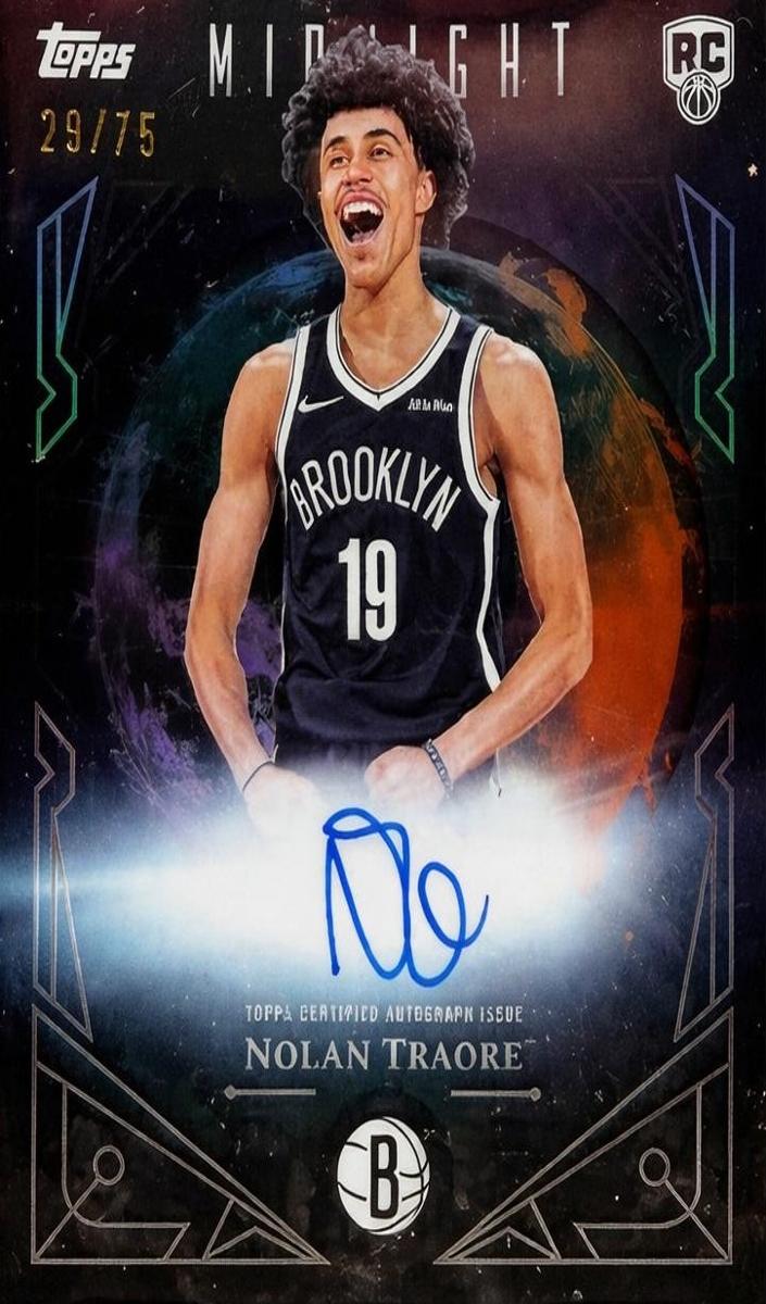 2025 Topps Midnight Basketball Dusk Nolan Traore #MSR-NT
