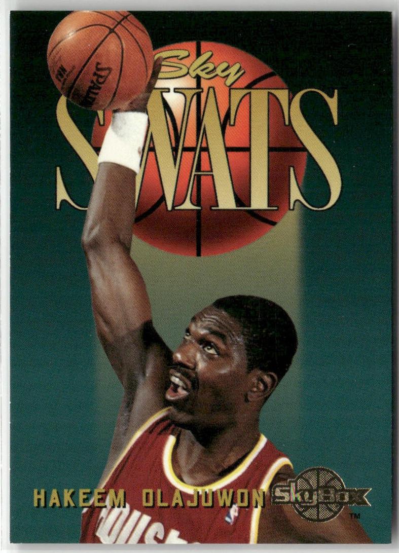 1994 Skybox Premium Basketball Hakeem Olajuwon #333 PSA 9
