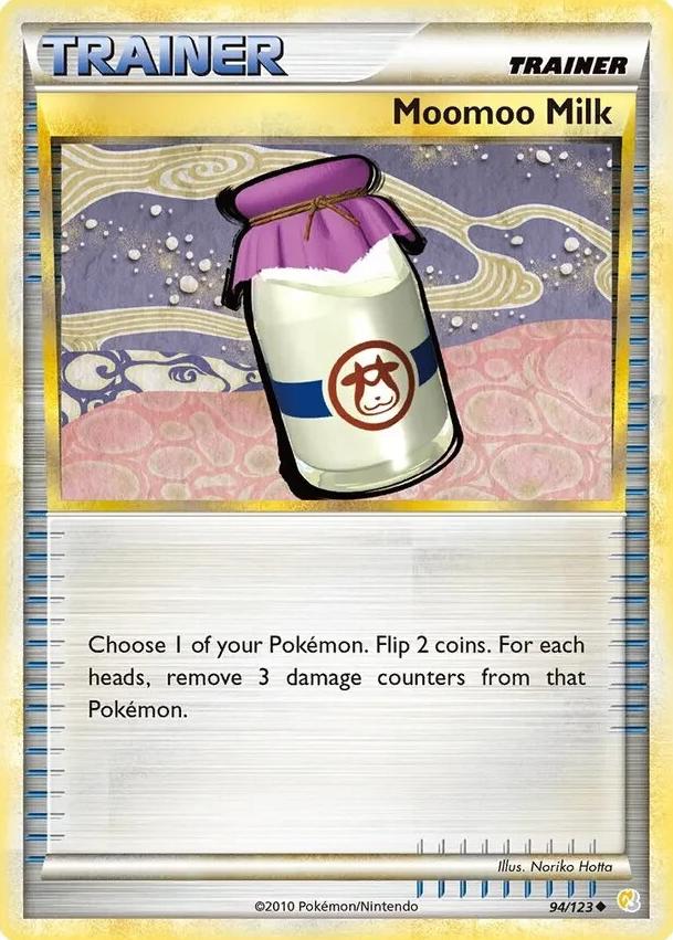 2010 Pokemon HeartGold & SoulSilver Moomoo Milk #94