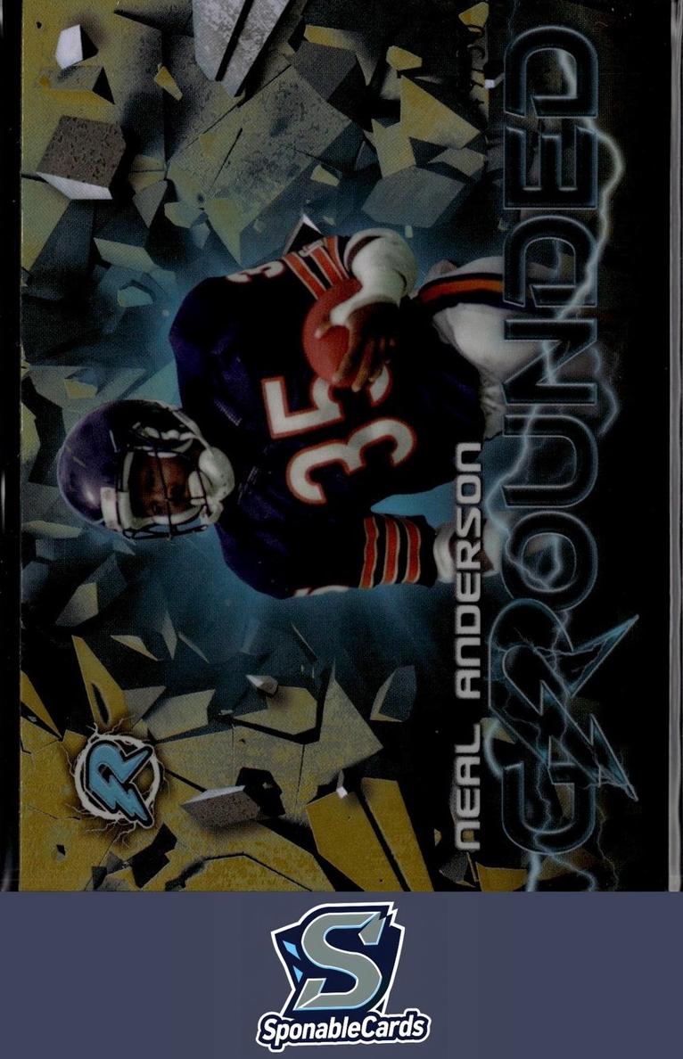 2023 Topps Composite Football Gold Refractor Neal Anderson #RG-3
