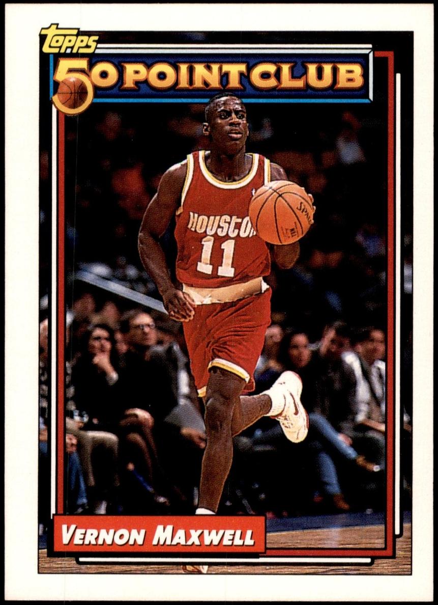 1992 Topps Basketball Vernon Maxwell #210