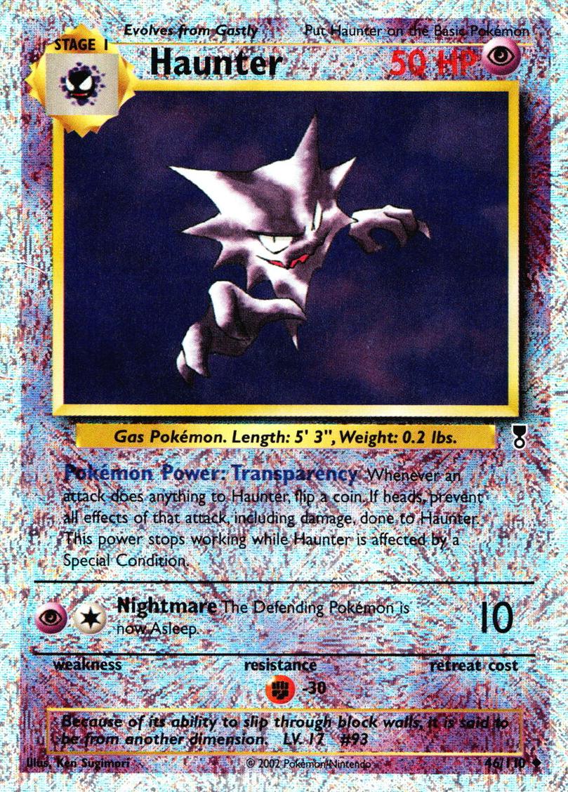 2002 Pokemon Legendary Collection Reverse Foil Haunter #46