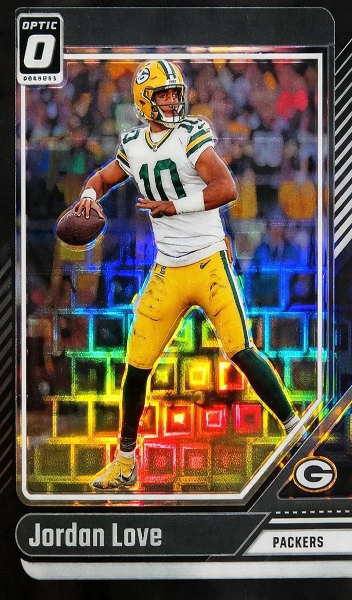2024 Donruss Optic Football Black Pandora Jordan Love #69 PSA 10
