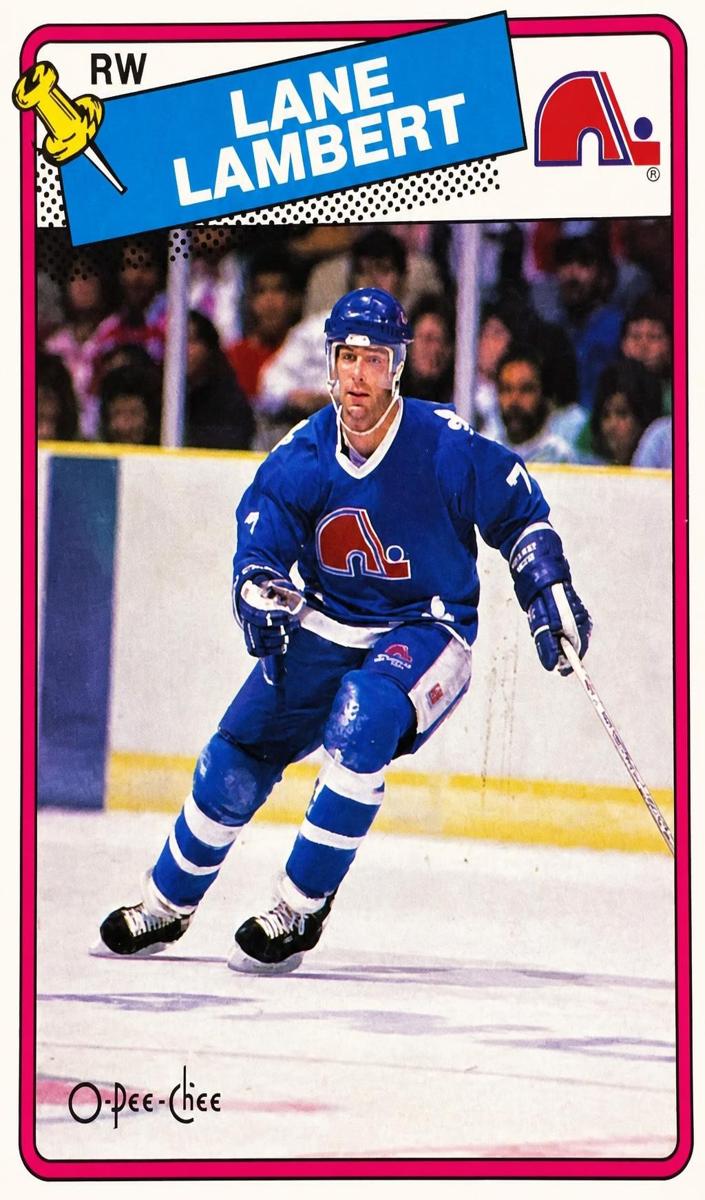 1988 O-Pee-Chee Hockey Lane Lambert #224 PSA 10