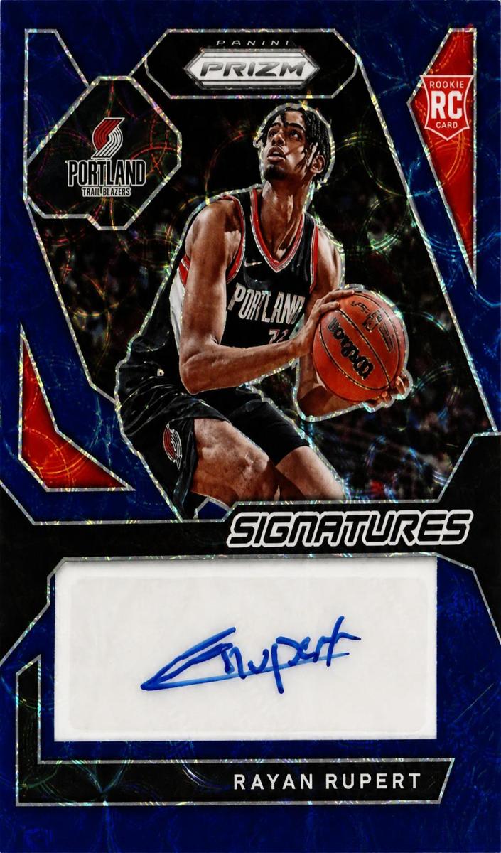 2023 Panini Prizm Basketball Blue Rayan Rupert #RSI-RUP