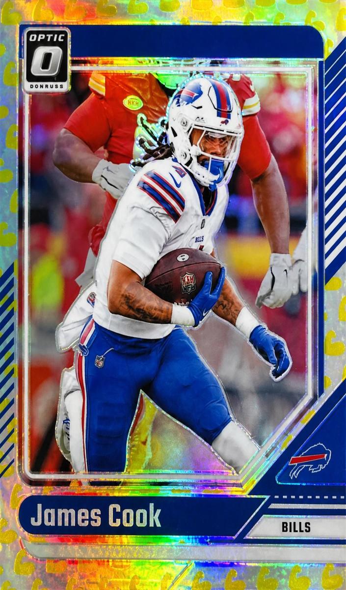 2024 Donruss Optic Football Flex James Cook #20 PSA 9