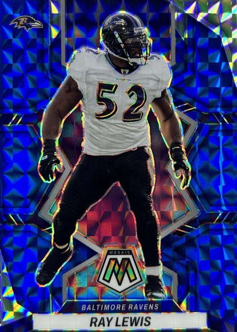2022 Panini Mosaic Football Blue Ray Lewis #19