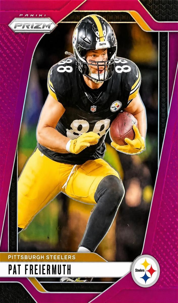 2024 Panini Prizm Football Purple Pat Freiermuth #244