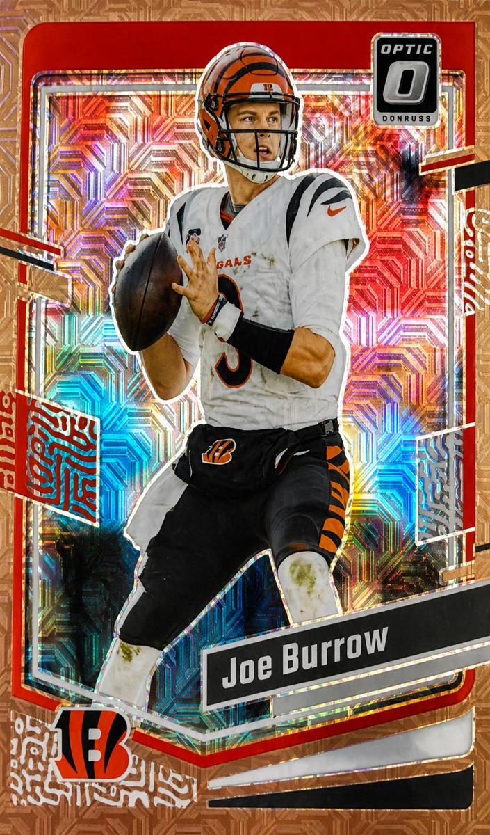 2023 Donruss Optic Football Bronze Mojo Joe Burrow #42