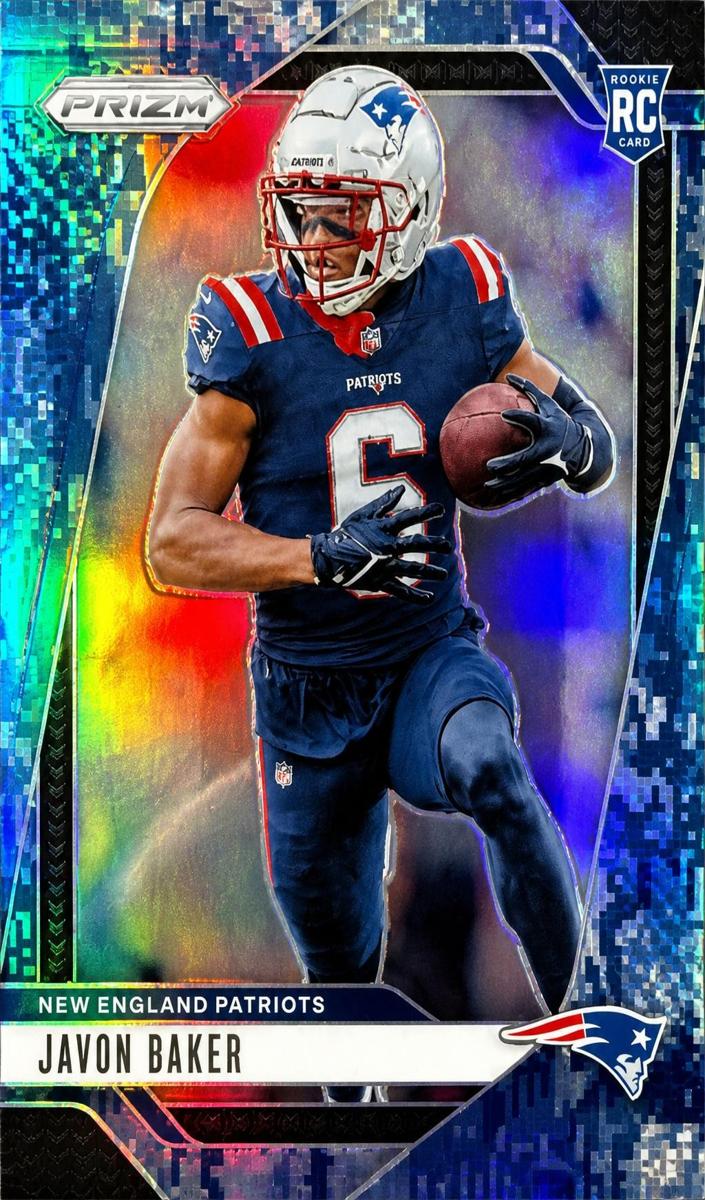 2024 Panini Prizm Football Navy Camo Javon Baker #344