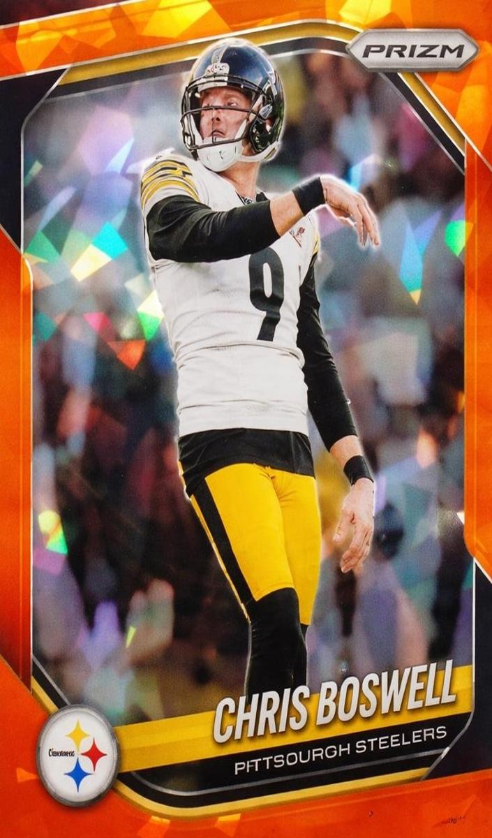 2025 Panini Prizm Football Orange Ice Chris Boswell #174