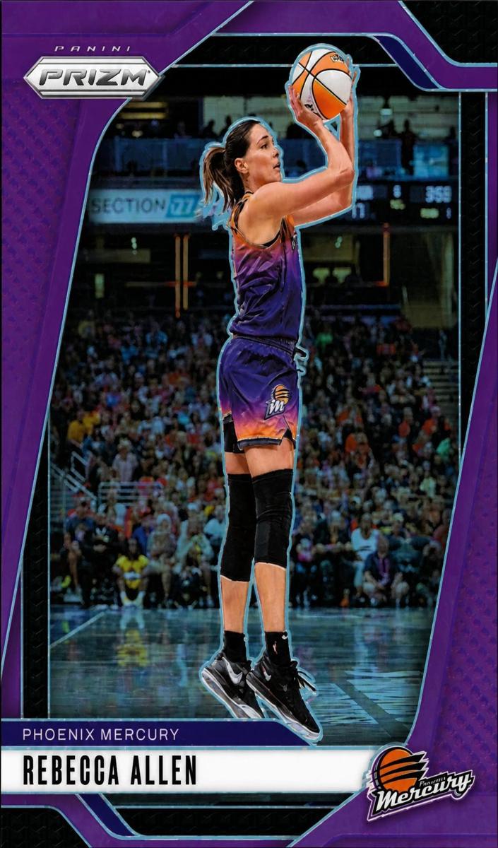 2024 Panini Prizm WNBA Basketball Purple Rebecca Allen #124