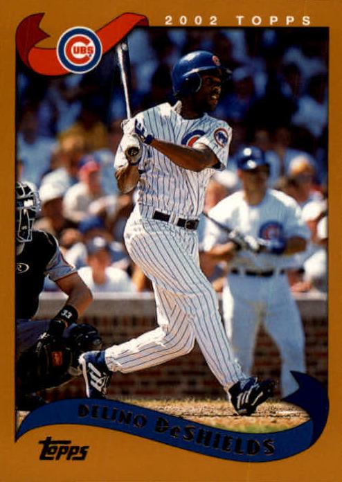 2002 Topps Baseball Delino Deshields #553