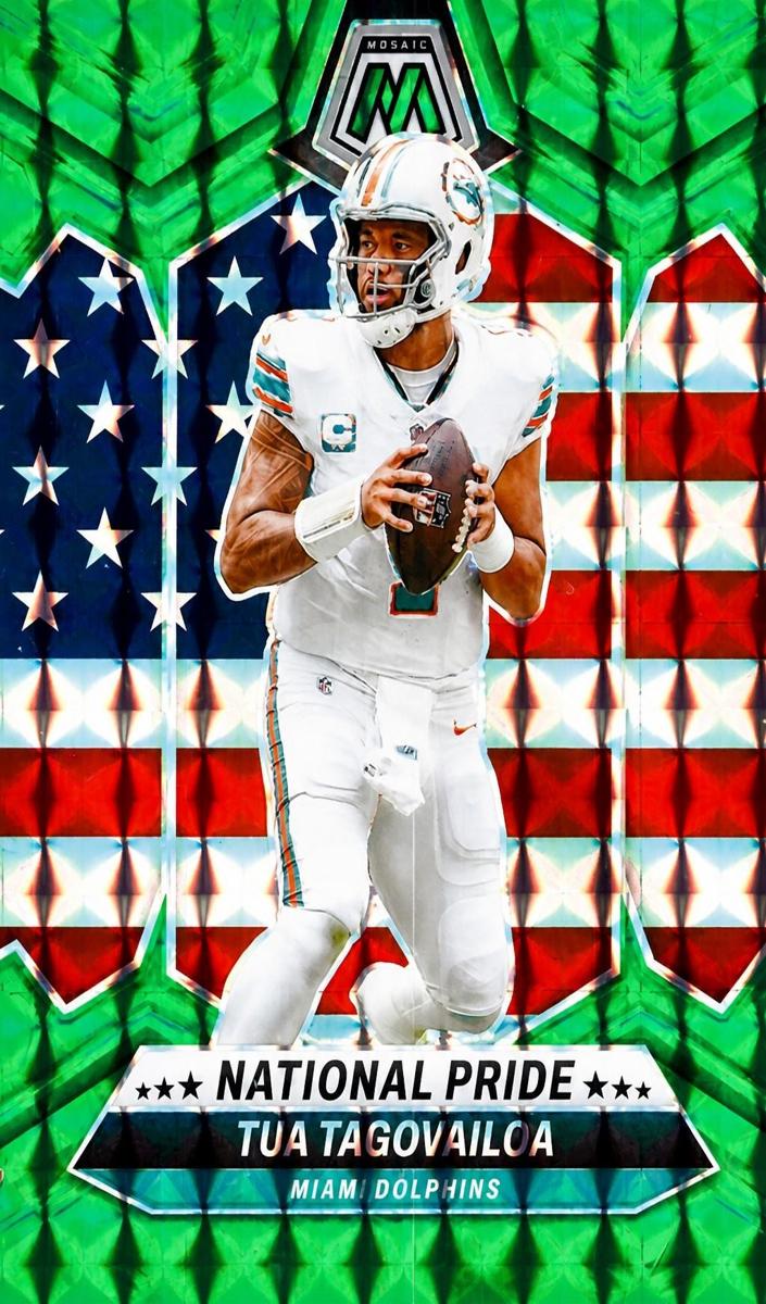 2024 Panini Mosaic Football Green Tua Tagovailoa #251