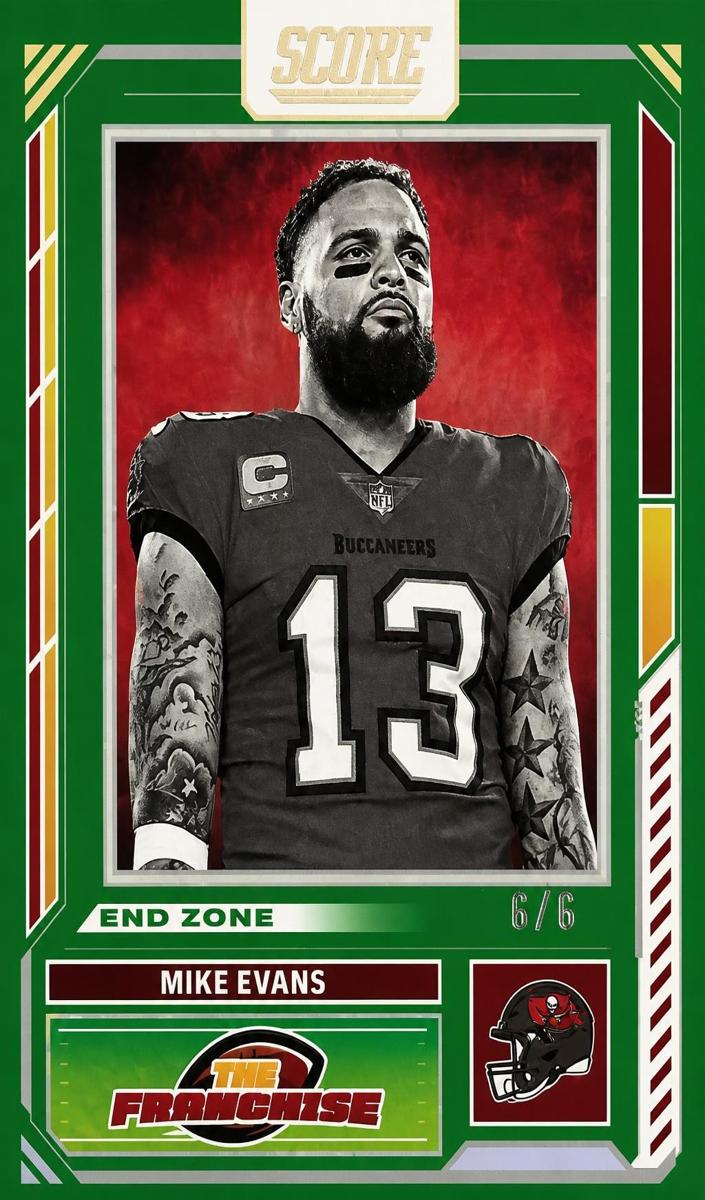 2025 Panini Score Football End Zone Mike Evans #30
