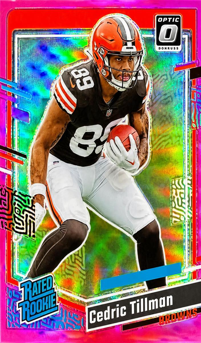2023 Panini Donruss Football Pink Cedric Tillman #321