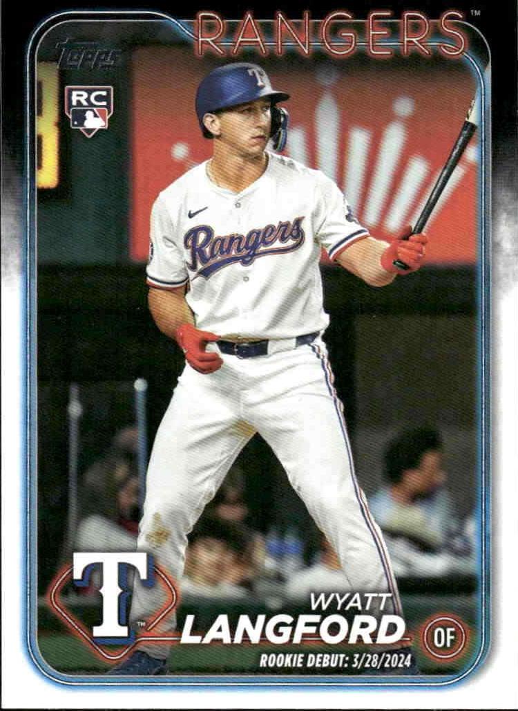 2024 Topps Update Baseball Wyatt Langford #US341 PSA 10