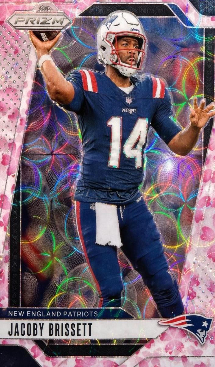 2024 Panini Prizm Football Choice Cherry Blossom Jacoby Brissett #194