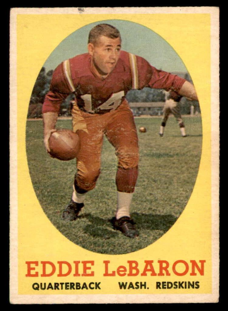 1958 Topps Football Eddie Lebaron #112 PSA 7