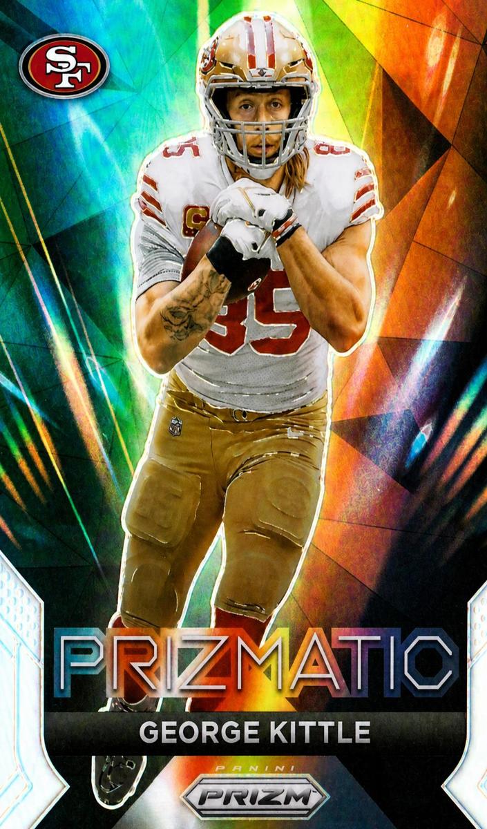 2023 Panini Prizm Football Silver George Kittle #18 PSA 10