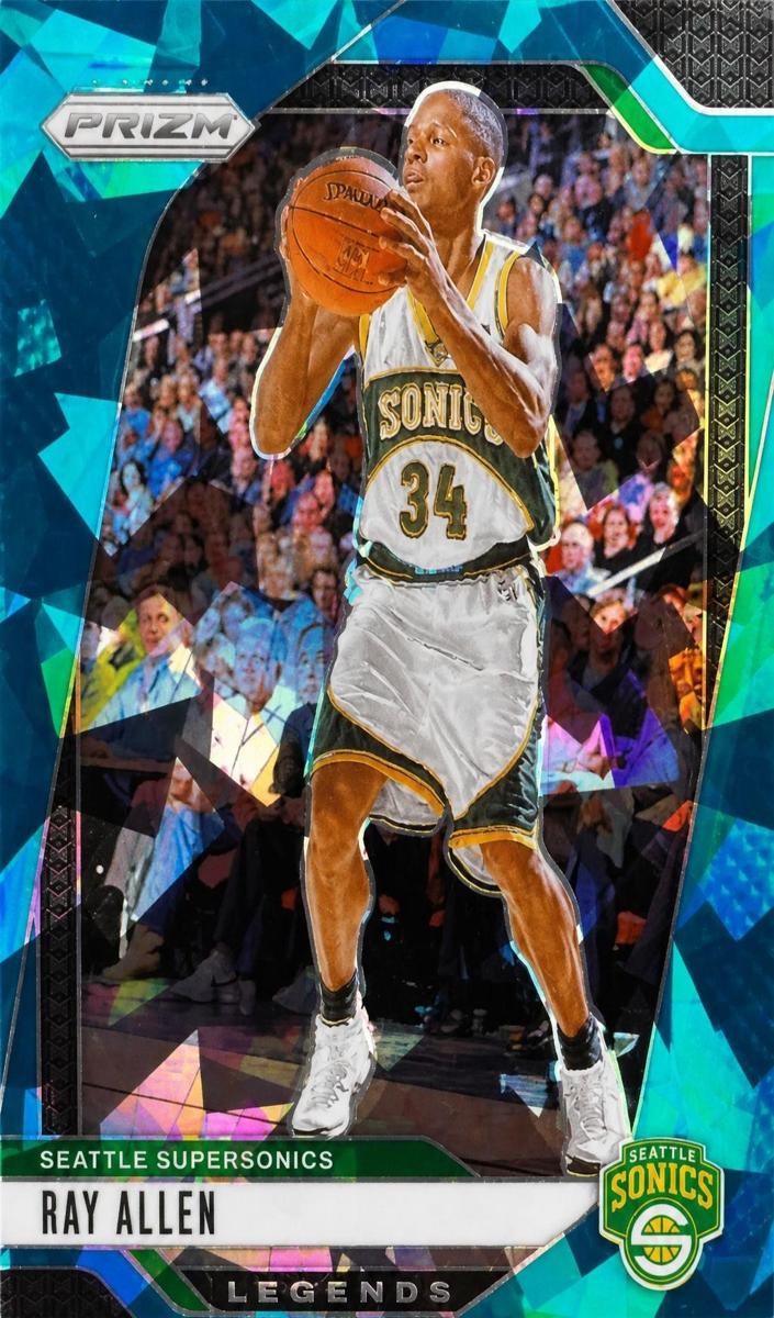 2024 Panini Prizm Basketball Teal Ice Ray Allen #300