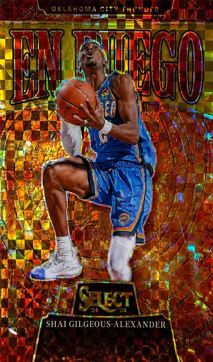 2024 Panini Select Basketball Gold Shai Gilgeous-Alexander #10